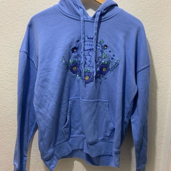 Harry Potter Floral Ravenclaw Crest Women's Hoodie - BoxLunch Exclusive - Picture 7 of 10